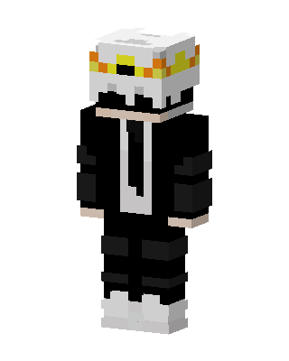 Black Player Boy skin, 3D preview