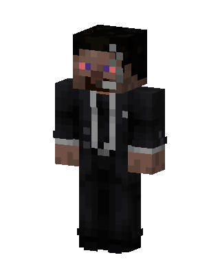 Cyborg Agent Minecraft skin