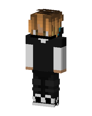 Checkered Sneaker Boy skin, 3D preview