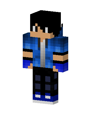 Blue Player Boy Minecraft blue skin
