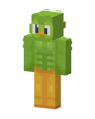 Duolingo Owl skin, 3D preview