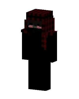 Red Keffiyeh skin, 3D preview