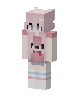 Pink Animal Girl Minecraft skin