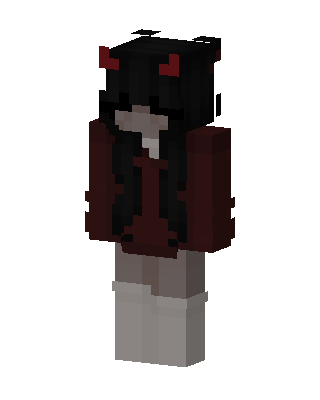 Black Hero Girl skin, 3D preview