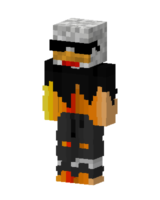 Flame Duck skin, 3D preview