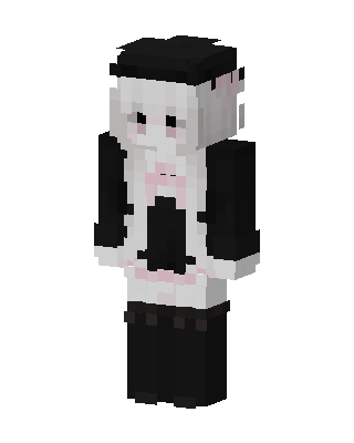Gothic Maid skin, 3D preview