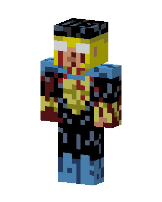 Black Player Boy skin, 3D preview