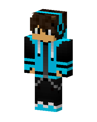 Blue Hoodie Boy Minecraft hoodie skin