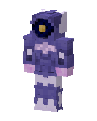 Purple Masked Astronaut Minecraft purple skin