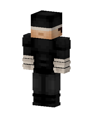 Masked Ninja skin, 3D preview