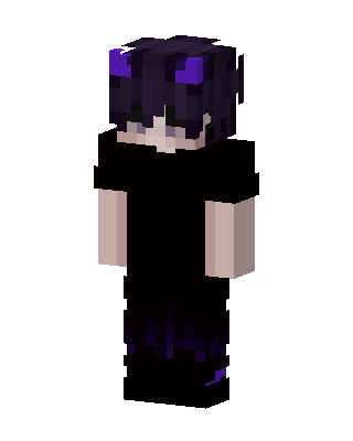Black Player Boy skin, 3D preview