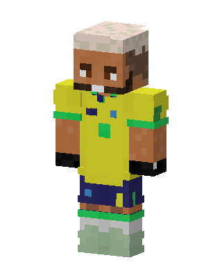 Yellow Jersey Striker Minecraft skin
