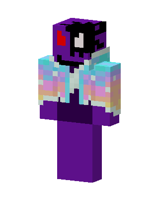 Purple Villain skin, 3D preview