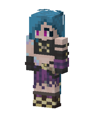 Blue Ninja Girl Minecraft skin