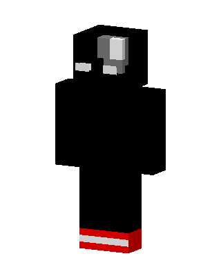 Black Villain Boy Minecraft mob skin