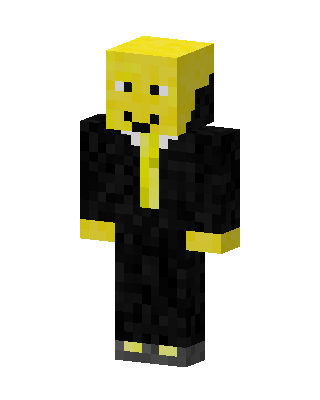 Yellow Emoji Suit skin, 3D preview