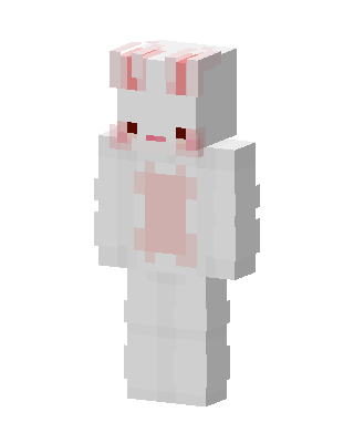 Bunny Onesie skin, 3D preview