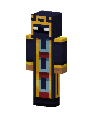 Black King skin, 3D preview