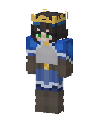 Blue Queen skin, 3D preview