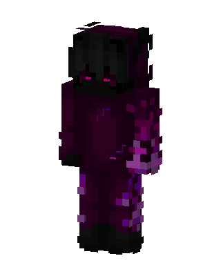 Purple Glowing Villain Minecraft skin