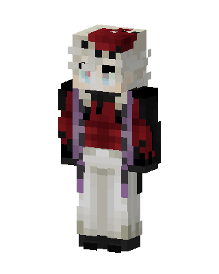 White Anime Girl Minecraft skin