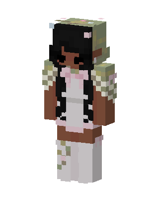 Mossy Maid skin, 3D preview