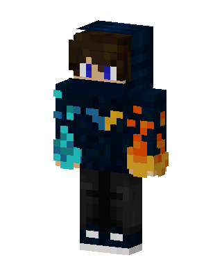 Blue Hero Boy skin, 3D preview