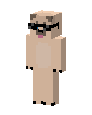Cool Pug skin, 3D preview