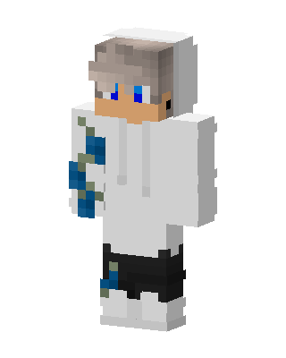 White Hoodie Boy Minecraft skin