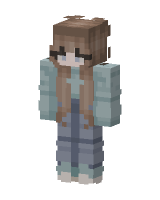 Cozy Overalls Girl Minecraft skin