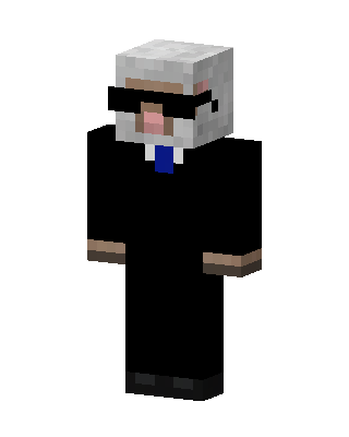 Sheep In Suit skin, 3D preview