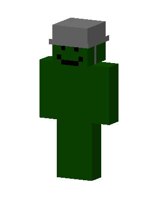 Pickle Pot Hat skin, 3D preview