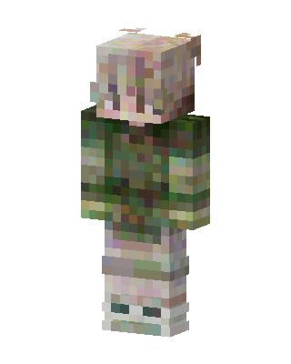 Mossy Camo skin, 3D preview