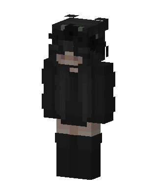Black Villain skin, 3D preview