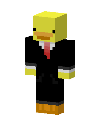Duck In Suit skin, 3D preview