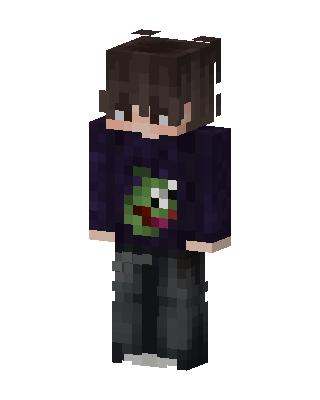 Frog Sweater Boy Minecraft skin