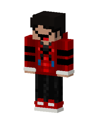 Red Hoodie Boy Minecraft skin