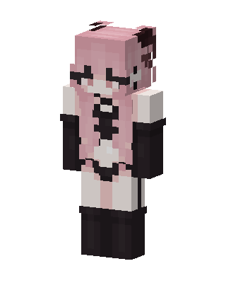 Pink Maid skin, 3D preview