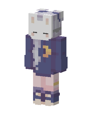 Sleepy Bunny skin, 3D preview