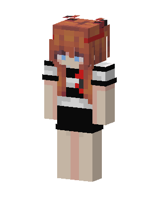 Maid Girl skin, 3D preview