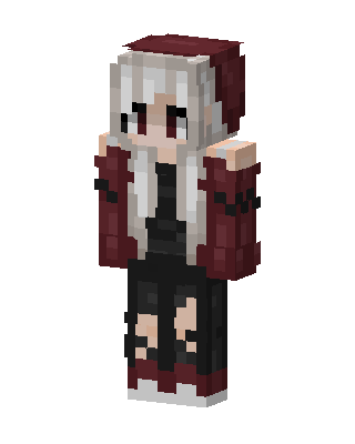 Black Player Girl Minecraft black skin