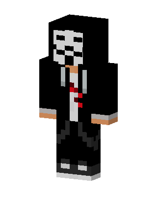 Black Player Boy skin, 3D preview