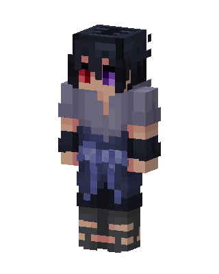 Sasuke Uchiha skin, 3D preview