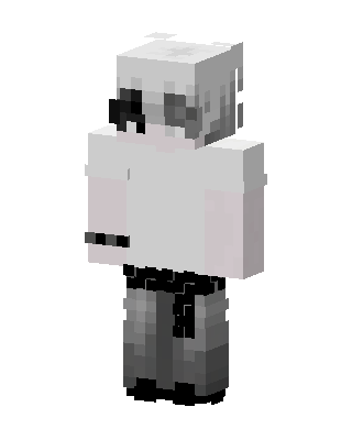 White Player skin, 3D preview