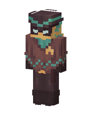 Teal Bandit skin, 3D preview