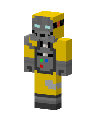 Hazmat Robot skin, 3D preview