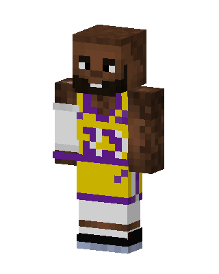 Lakers Baller skin, 3D preview