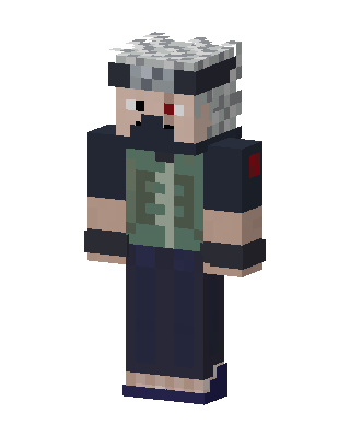 Kakashi Hatake skin, 3D preview