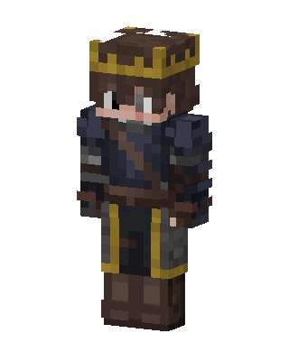 Brown King Minecraft skin