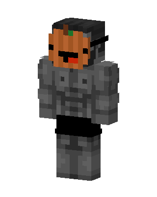 Pumpkin Cyborg Minecraft skin